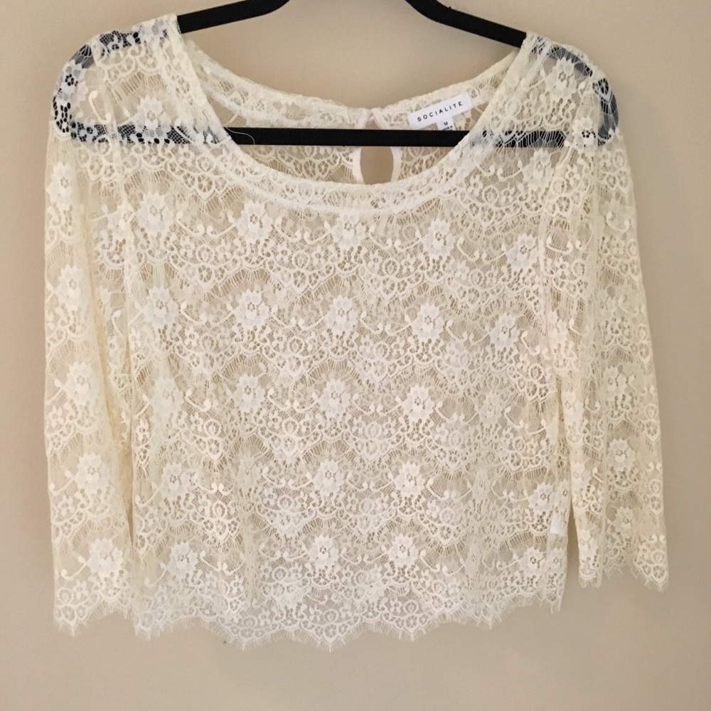 Socialite lace top